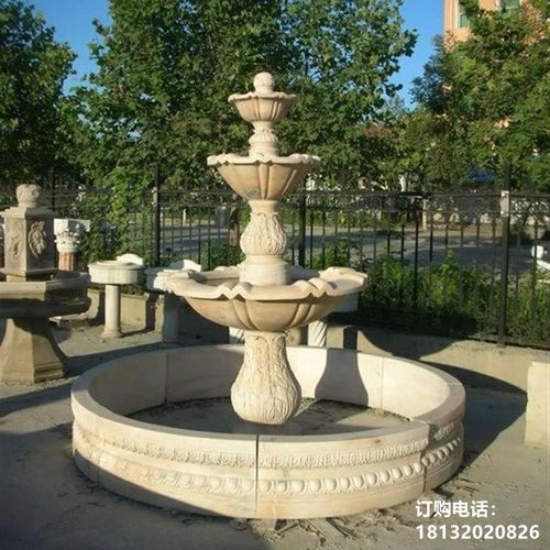 別墅景觀的藝術(shù)靈魂 多層噴泉石雕及其背后的匠心加工